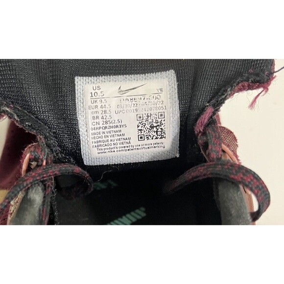 Nike Pegasus Trail 3 Dark Beetroot Men’s Size 10.5 Running Shoes Trail Sneakers